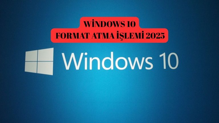 Windows 10 Format Atma İşlemi! Format Nasıl Atılır?
